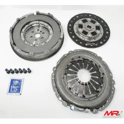 Reinforced sprung clutch TWIN-DISK kit with single-mass flywheel 500 abarth Punto and Mito