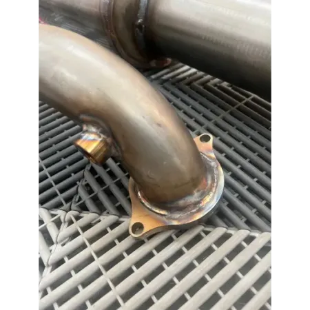 Grande Punto Abarth / Punto Evo Abarth Central direct exhaust + MRMOTORSPORT silenced final SINGOLE TIPS