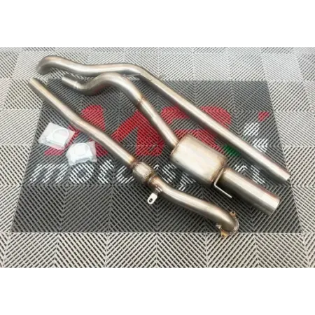 Grande Punto Abarth / Punto Evo Abarth Central direct exhaust + MRMOTORSPORT silenced final SINGOLE TIPS
