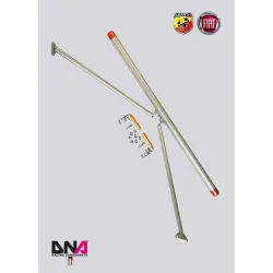 DNA Racing four-seater rear strut bar with tie rods kit