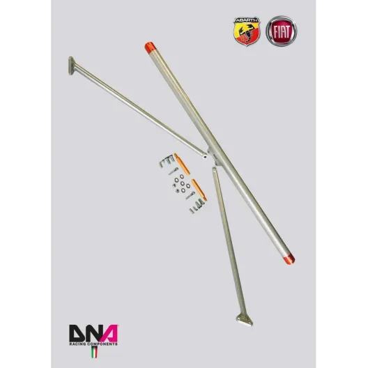 DNA Racing four-seater rear strut bar with tie rods kit