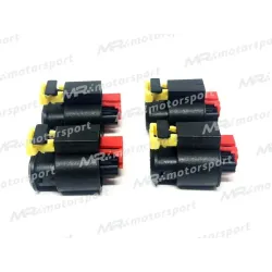 Kit 4 blue twin coils for Fiat 500 Abarth 1.4 T-JET Grande Punto