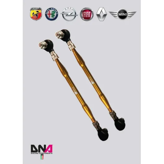 DNA Racing front sway bar tie rods on uniball