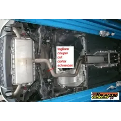 Tubo centrale diretto Golf 8 gti 2