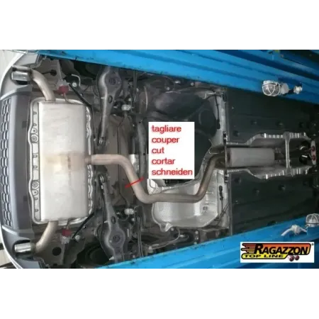 Tubo centrale diretto Golf 8 gti