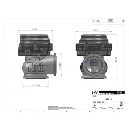 WASTEGATE TIAL MV-S 38 mm