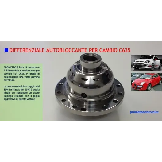 DIFFERENZIALE AUTOBLOCCANTE CAMBIO C635 ALFA ROMEO GIULIETTA