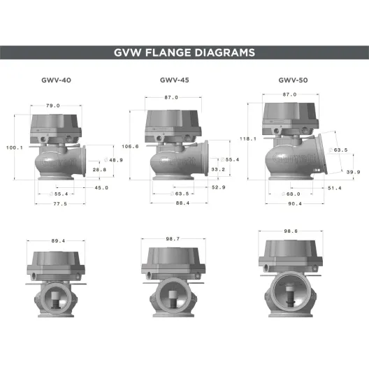 Garrett GVW-45 wastegate esterna 45mm