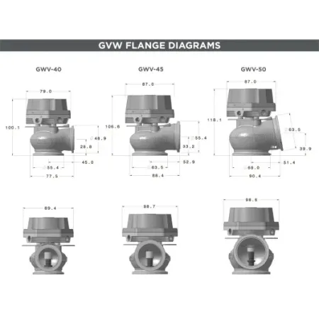Garrett GVW-50 external wastegate 50mm