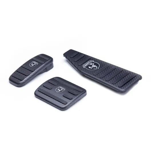 Carbon sports pedal set for ORIGINAL ABARTH MTA automatic transmission