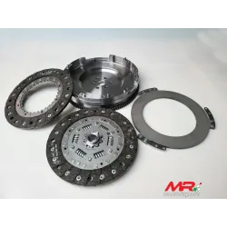 Reinforced sprung clutch TWIN-DISK kit with single-mass flywheel 500 abarth Punto and Mito 2