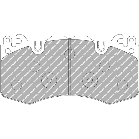 Pastiglie ds 2500 per impianto 6 pompanti per disco 375