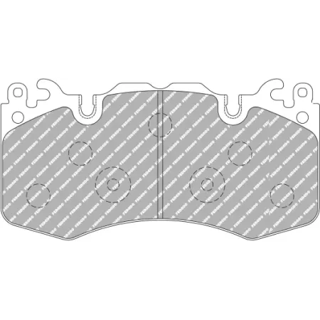 Pastiglie ds 2500 per impianto 6 pompanti per disco 375