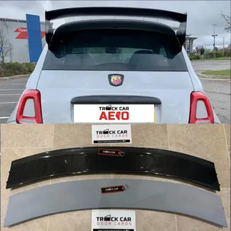 Track Car Aero wing/spoiler Abarth 500/595/695 (carbonfiber or fiberglass)