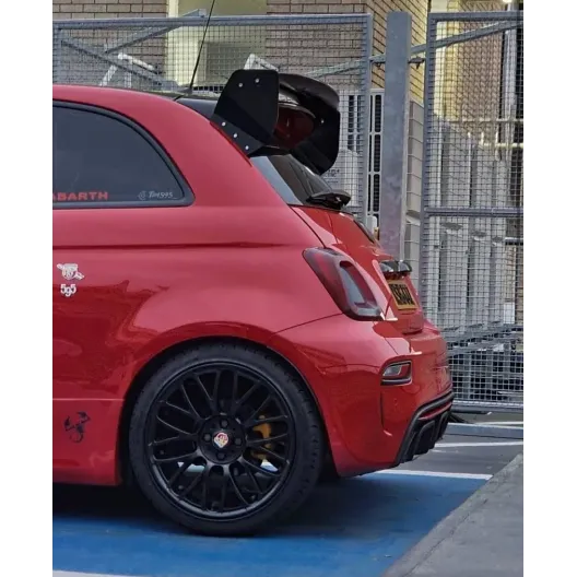 Track Car Aero wing/spoiler Abarth 500/595/695 (carbonfiber or fiberglass)