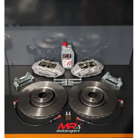 Impianto frenante Dischi 330mm Liscio-Forato-Baffato 500 ABARTH MAGGIORATO NUOVO 2025