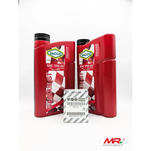 Yacco Galaxie GT engine oil service kit SAE 10W-60