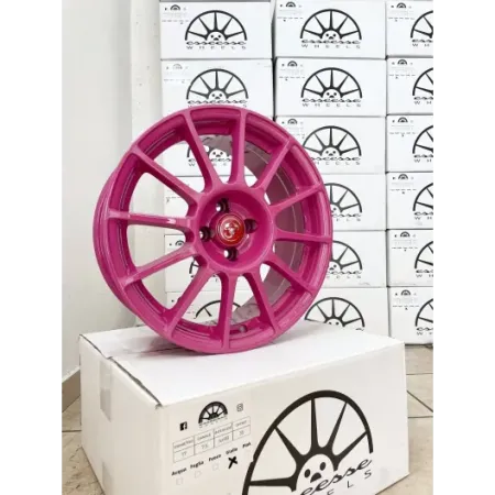 Kit Cerchi in lega SS 500 abarth 7,5x17 ET 35 4x98