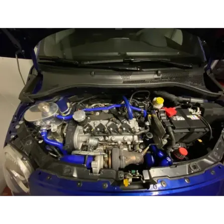 Abarth 500/595 radiator water tank in reinforced aluminum WITHOUT CAP