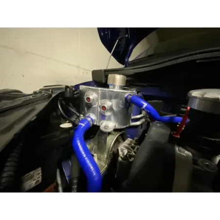 Abarth 500/595 radiator water tank in reinforced aluminum WITHOUT CAP