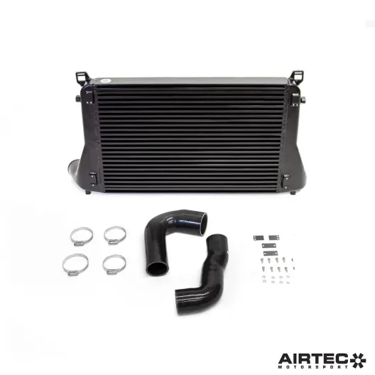 Intercooler frontale maggiorato AIRTEC completo di tubazioni per VW Golf mk8 GTI/R - Audi A3/S3 8Y - ATINTVAG45