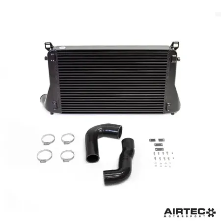 Intercooler frontale maggiorato AIRTEC completo di tubazioni per VW Golf mk8 GTI/R - Audi A3/S3 8Y - ATINTVAG45