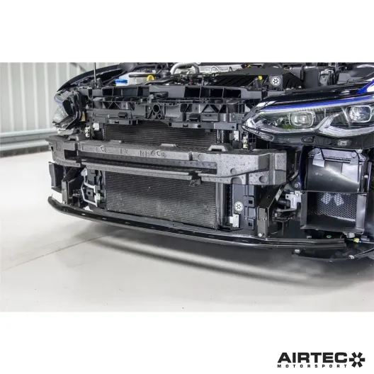 Intercooler frontale maggiorato AIRTEC completo di tubazioni per VW Golf mk8 GTI/R - Audi A3/S3 8Y - ATINTVAG45
