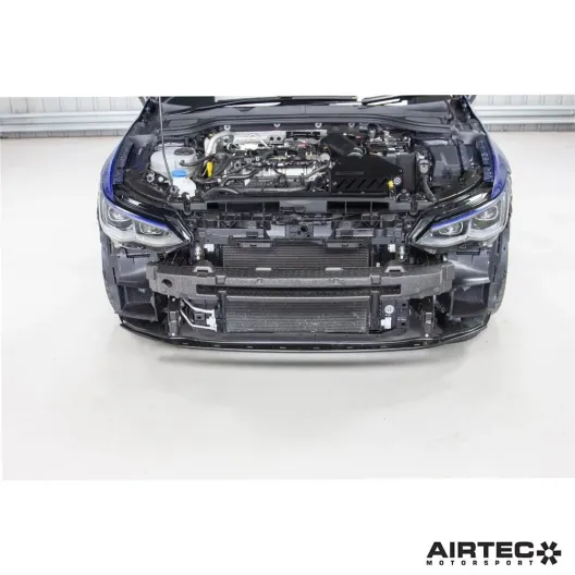 Intercooler frontale maggiorato AIRTEC completo di tubazioni per VW Golf mk8 GTI/R - Audi A3/S3 8Y - ATINTVAG45