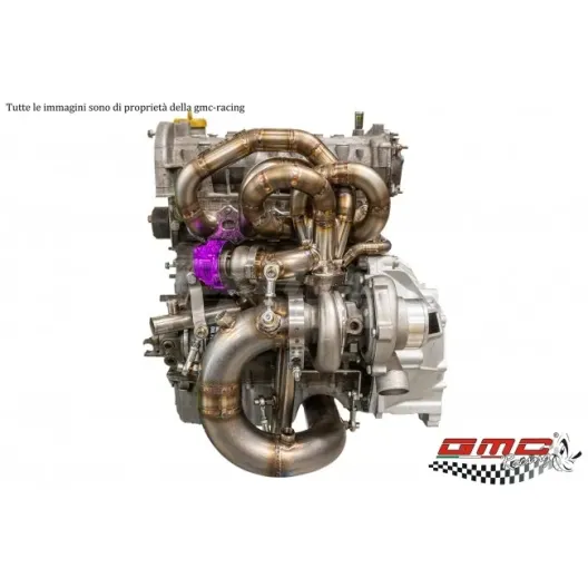 COLLETTORE IN INOX PER 1.4 T-JET ABARTH, FIAT, ALFA E LANCIA CON ATTACCO TURBO TIAL CON WG ESTERNA CON KIT DOWNPIPE