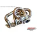 COLLETTORE IN INOX PER 1.4 T-JET ABARTH, FIAT, ALFA E LANCIA CON ATTACCO TURBO TIAL CON WG ESTERNA CON KIT DOWNPIPE