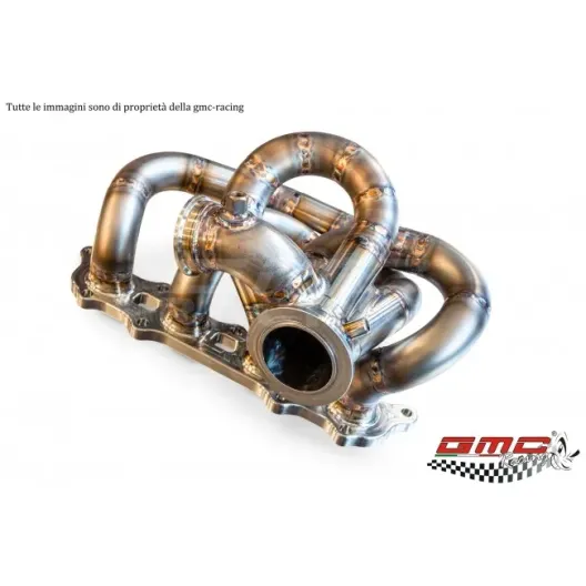 GMC STAINLESS STEEL MANIFOLD FOR ABARTH 1.4 T-JET WITH DOWNPIPE KIT AND WATER PIPE