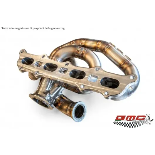 GMC STAINLESS STEEL MANIFOLD FOR ABARTH 1.4 T-JET WITH DOWNPIPE KIT AND WATER PIPE