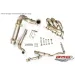 KIT COLLETTORE ATTACCO TURBO TD04 CON WASTEGATE ESTERNA CON KIT DOWNPIPE