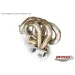 KIT COLLETTORE ATTACCO TURBO TD04 CON WASTEGATE ESTERNA CON KIT DOWNPIPE
