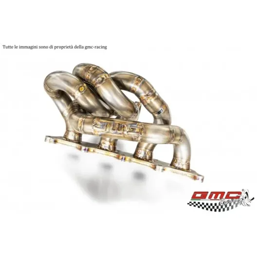 KIT COLLETTORE ATTACCO TURBO TD04 CON WASTEGATE ESTERNA CON KIT DOWNPIPE