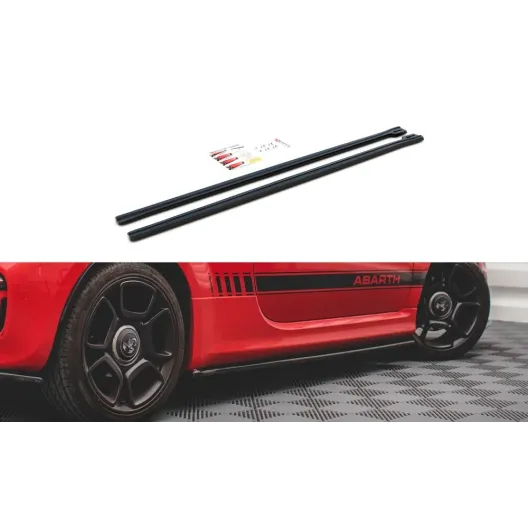 Maxton Design side skirts diffusers 500 Abarth facelift