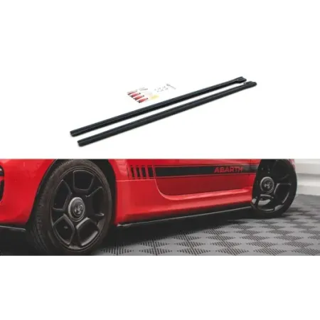 Maxton Design side skirts diffusers 500 Abarth facelift
