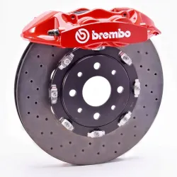 Braking system 305 mm discs Drilled or floating Original 500 ABARTH