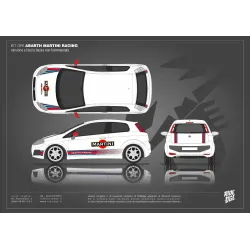 FULL KIT ABARTH MARTINI RACING WITHOUT ROOF