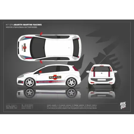FULL KIT ABARTH MARTINI RACING WITHOUT ROOF