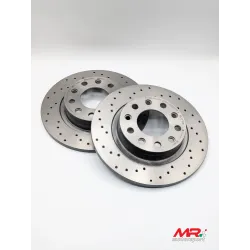 Pair of 278 mm REAR discs for Brembo system Alfa Romeo Giulietta 1750 Drilled