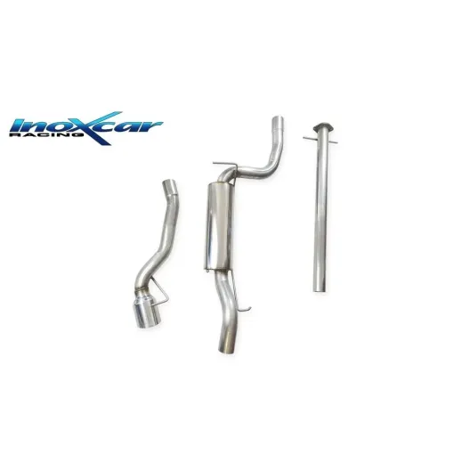 InoxCar direct central + final 102mm Ford Focus RS mk1