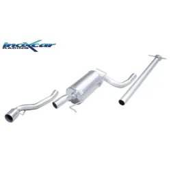 InoxCar direct central + silenced final 102mm Ford Focus RS mk1