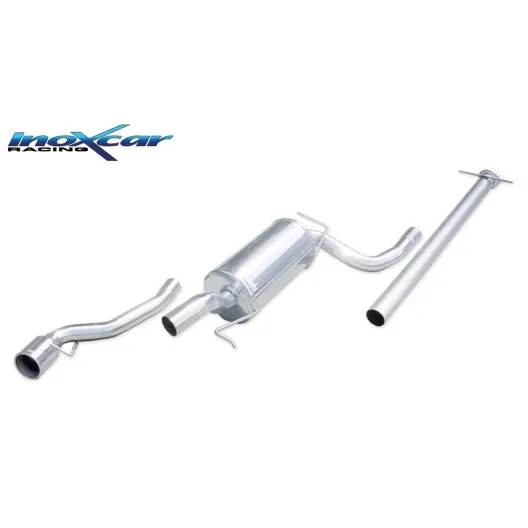 InoxCar direct central + silenced final 102mm Ford Focus RS mk1