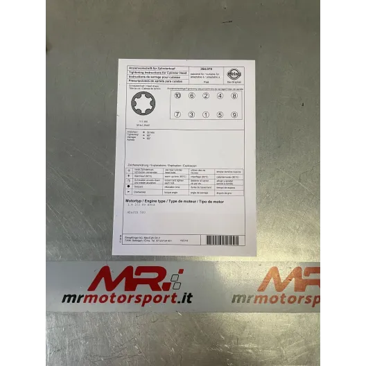 Guarnizione Testata BASSA multistrato FIAT 1.4 T-Jet 0.76 mm 500