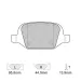 Pastiglie Ferodo ds PERFORMANCE anteriori 500 abarth pinza 284 mm IMPIANTO FRENANTE STOCK ORIGINALE