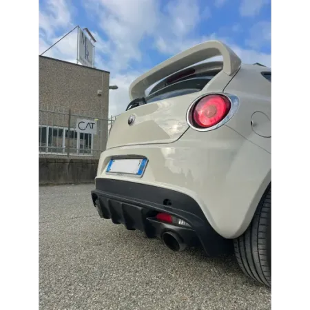 Diffusore posteriore doppia uscita Alfa Romeo Mito