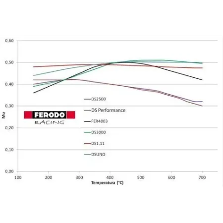 FERODO RACING DS2500 REAR brake pads GRANDE PUNTO / PUNTO EVO ABARTH