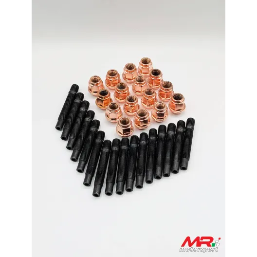 500 abarth column kit M12 x 1.25 80 mm WITH COPPER NUTS