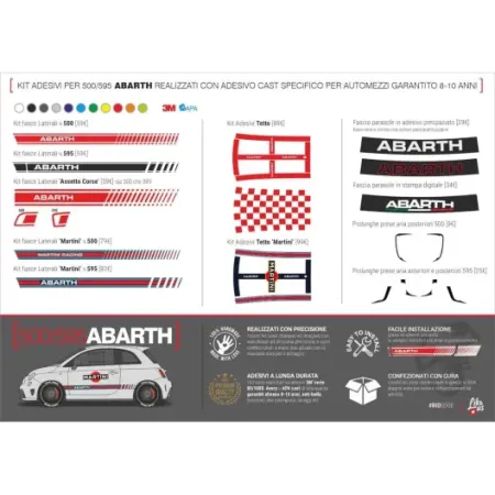 KIT ABARTH 595 MARTINI V.2
